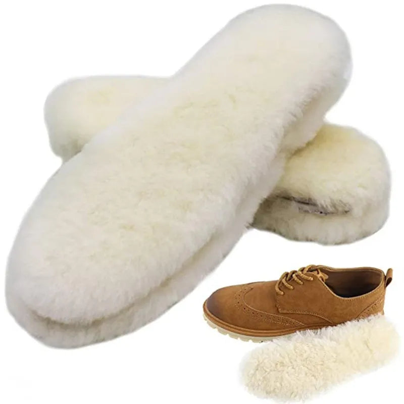 Feet in the clouds™ - Warm Fur Wool Insoles